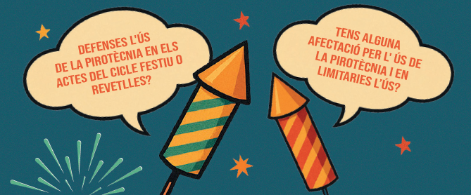 Imagen para los medios: Consulta ciutadana sobre la regulación del uso de la pirotecnia 