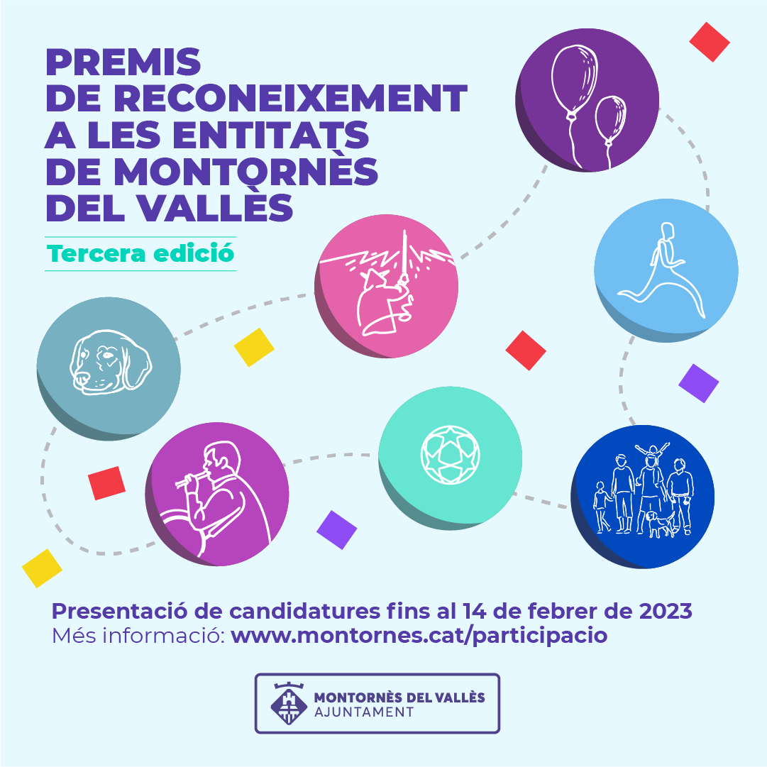 Imatge pels mitjans: Premis de Reconeixement a les entitats sense ànim de lucre de Montornès del Vallès (3a Edició)